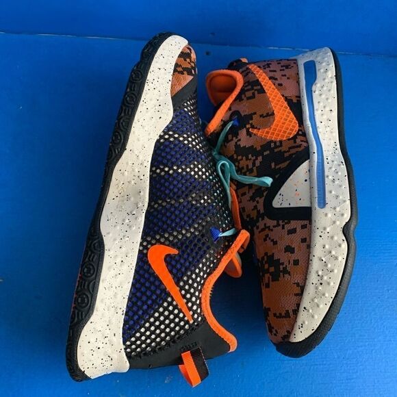 Men's Nike PG4 Digi Camo Paul George Basketball Sneakers  CD5079-200 10.5 - Picture 4 of 8